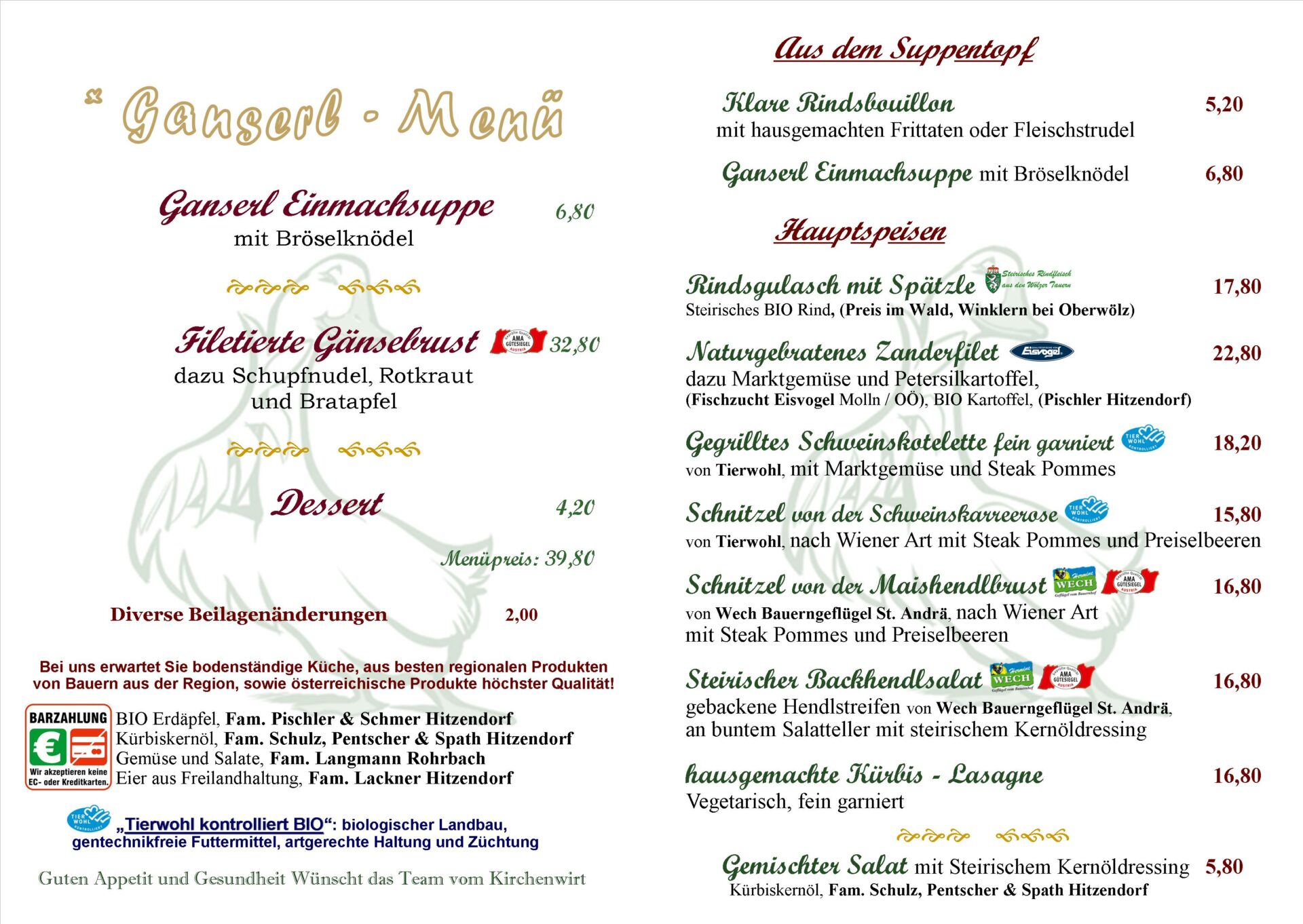 2025 A5 Klappkarte Ganserl Tage Krafttage