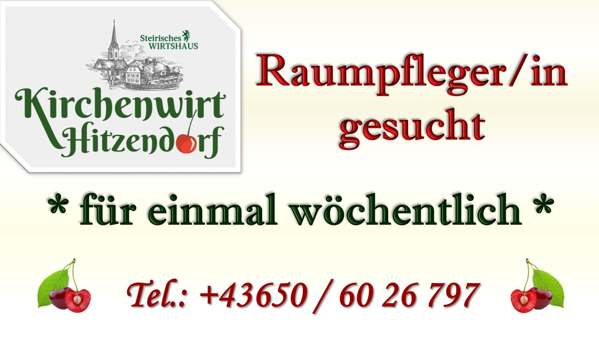 2026 Raumpfleger In Vatertag